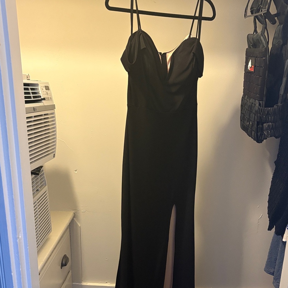 City Studio Black Strapless Dress